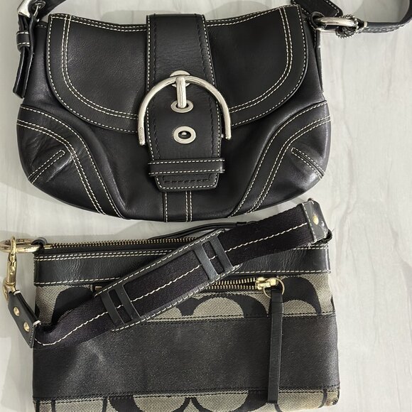 Coach canvas bag and Coach leather bag - Picture 1 of 1